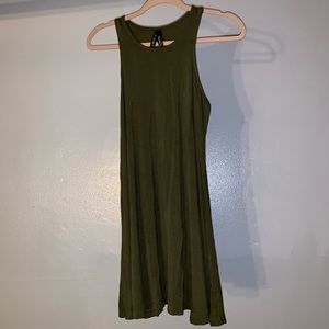 Olive Green Sleeveless Top